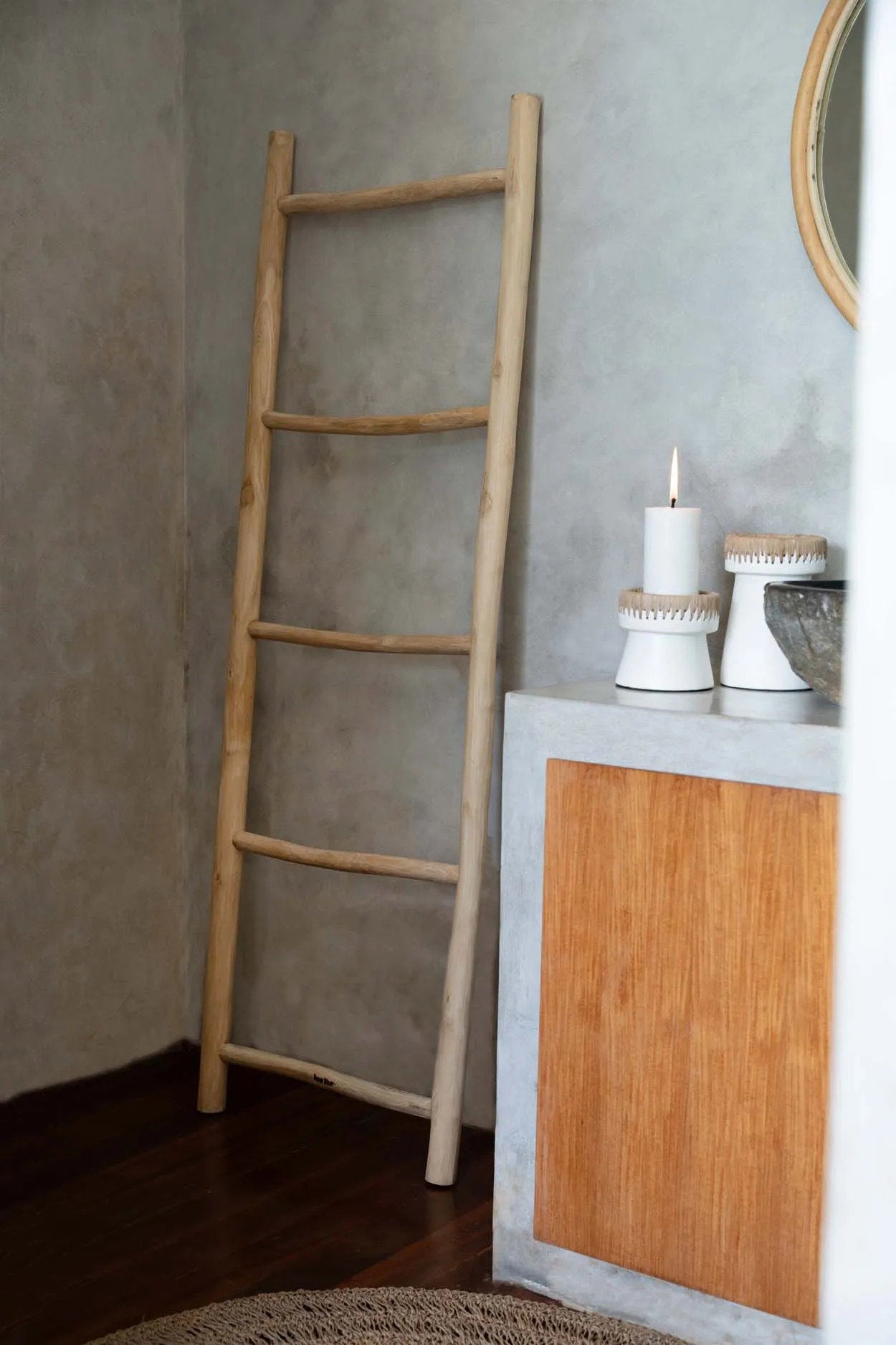 Tulum Stige - Naturlig - 165cm