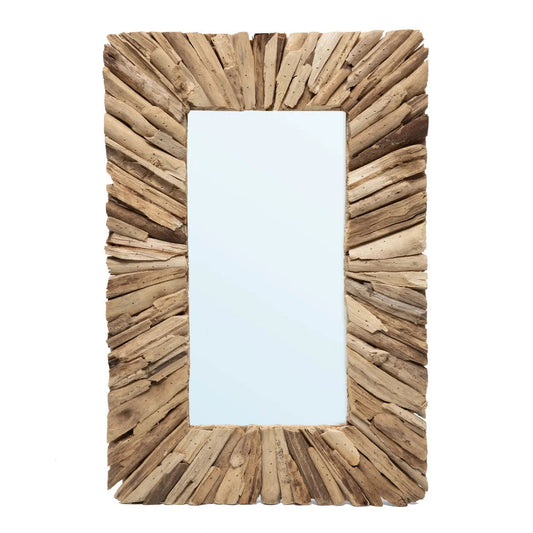 Driftwood Framed Mirror - Natural - M