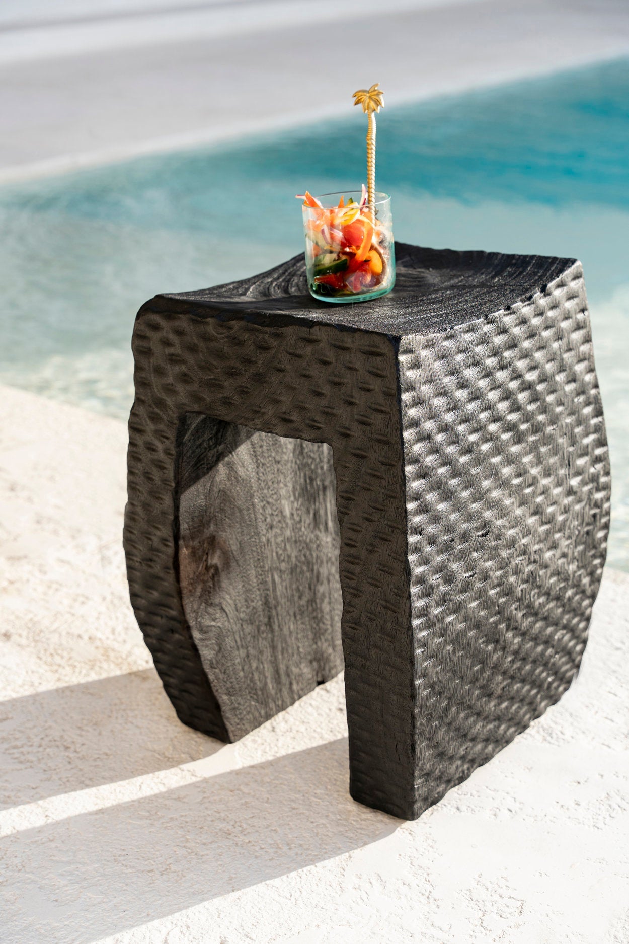 Montano taburet - Sort - Nordic Unique