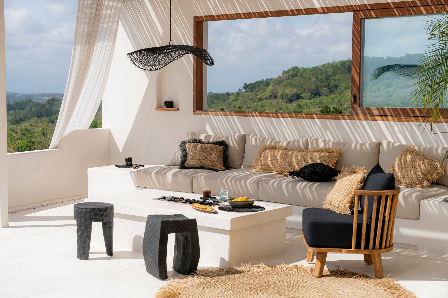 Montano taburet - Sort - Nordic Unique