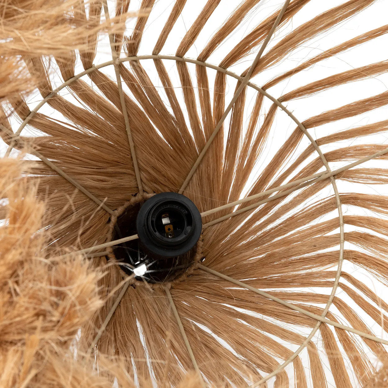 Hippy Tipi Lampe Vedhæng - Naturlig - L - Nordic Unique