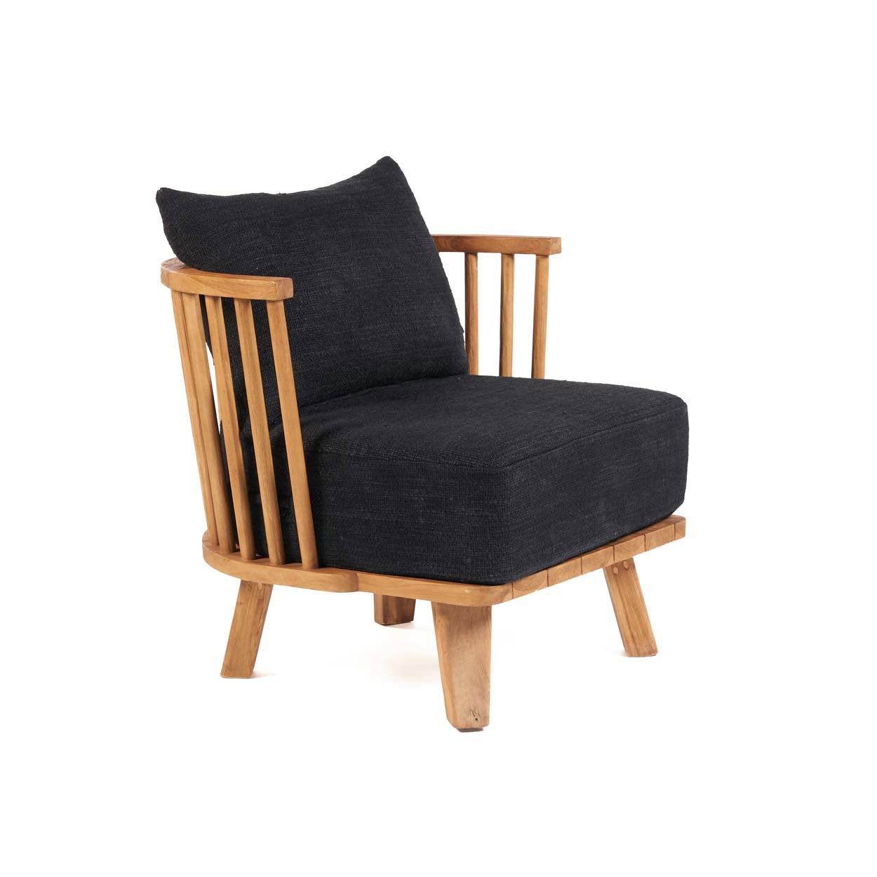 Malawi Single Chair - Natural Black