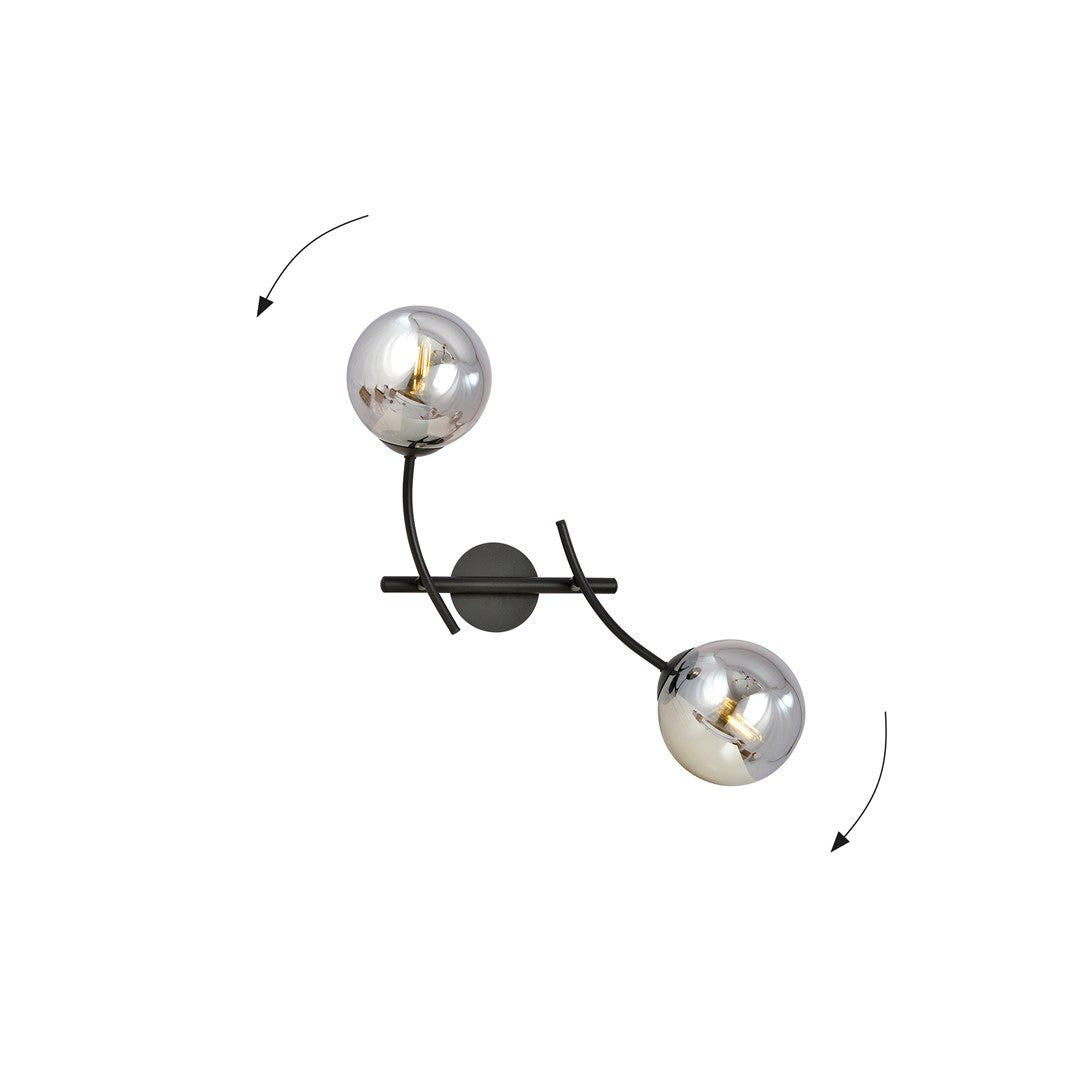 Loftlampe HUNTER K2 - Sort / Grafit - Nordic Unique