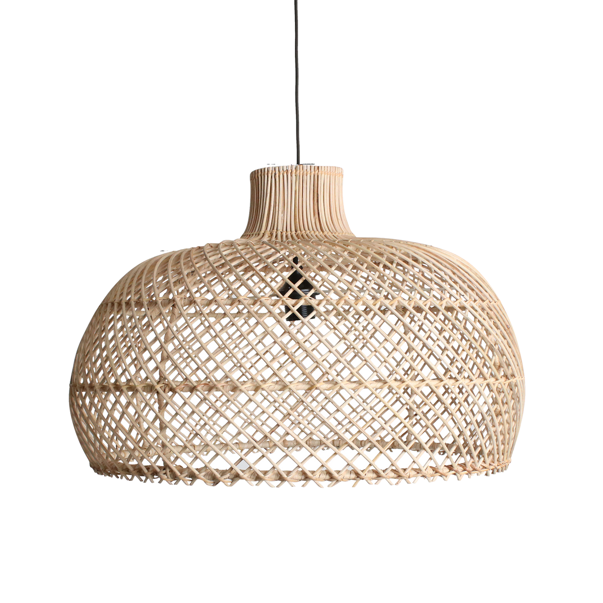 Maze rattan hængelampe naturel - Ø 57 x 36 cm