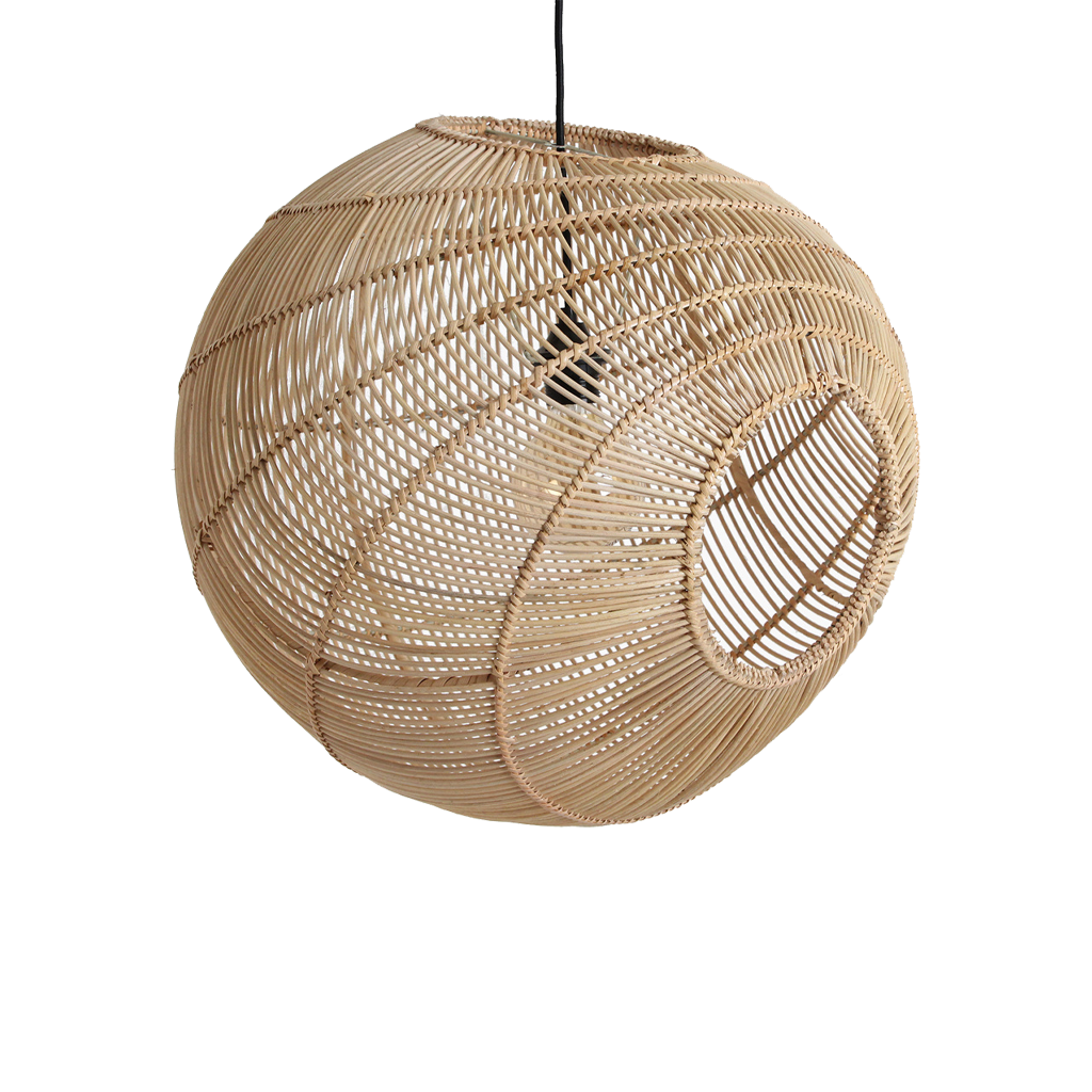Luna rattan hængelampe Sphere - 50x52x50 cm