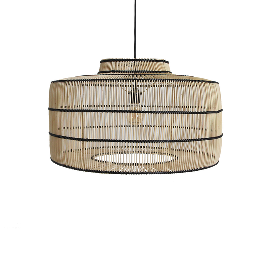Stella rattan hængelampe - 61x61x36 cm