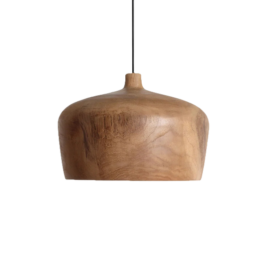 Sirocco hængelampe i teaktræ Dome - Ø 30x20 cm