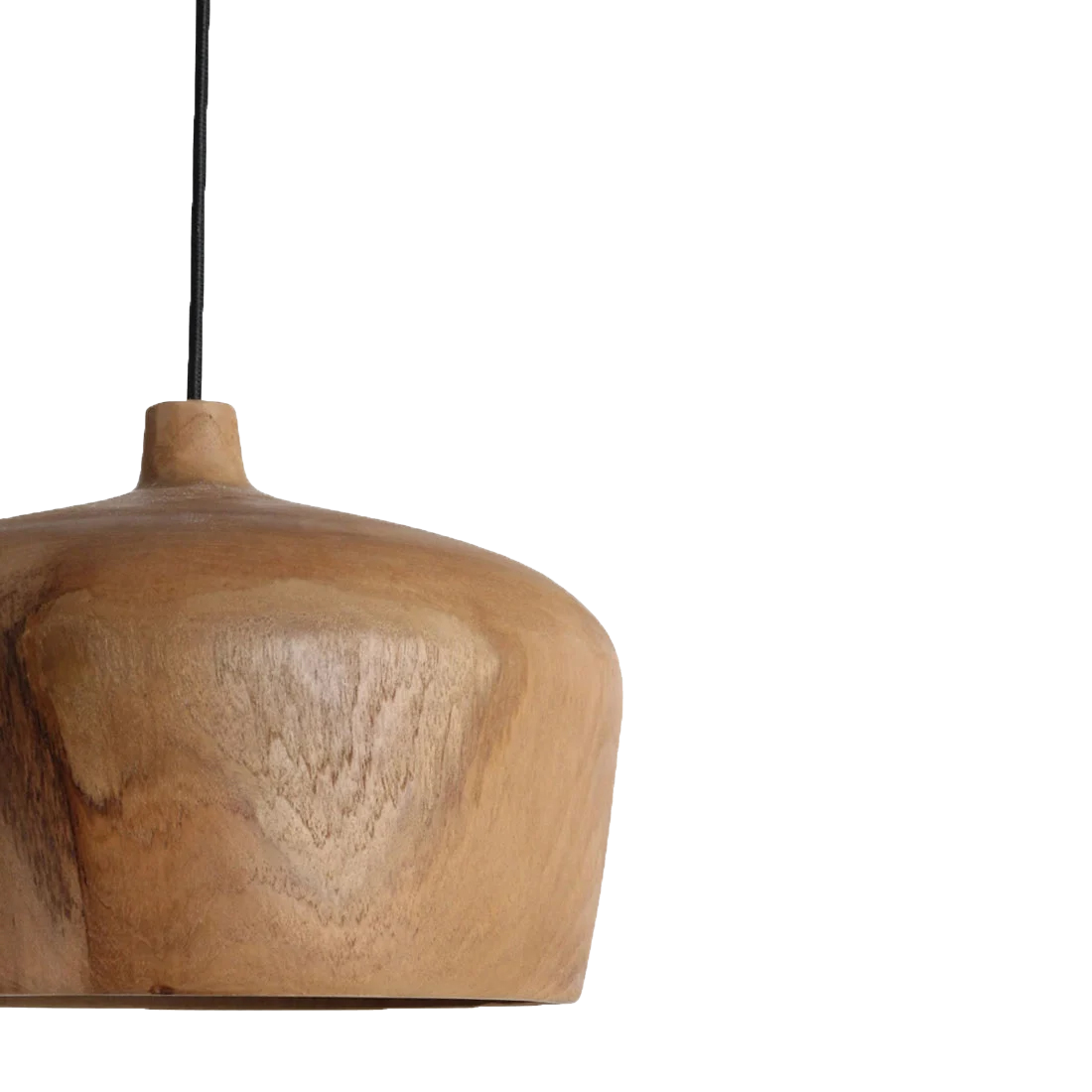 Sirocco hængelampe i teaktræ Dome - Ø 30x20 cm