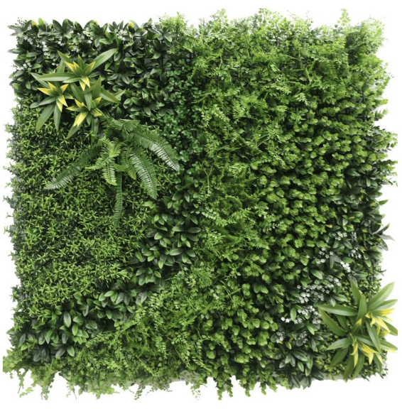 Kunstig Plantevæg 100x100cm Moduler