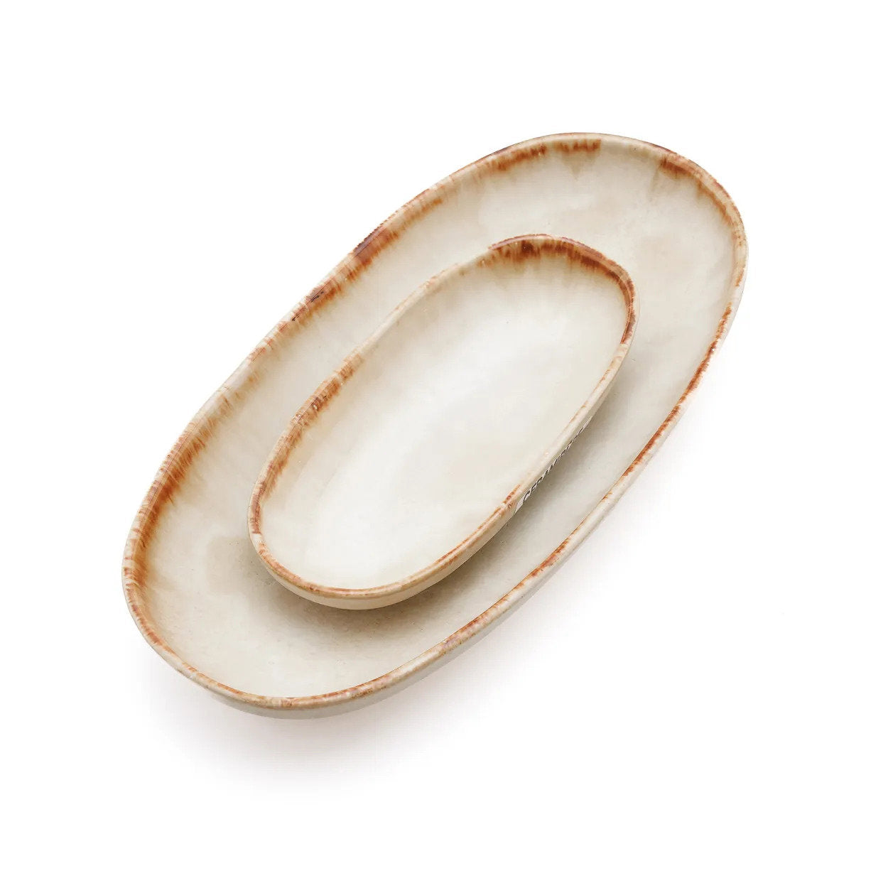 Cascais Oval Tallerken - M - Sæt af 6 - Nordic Unique