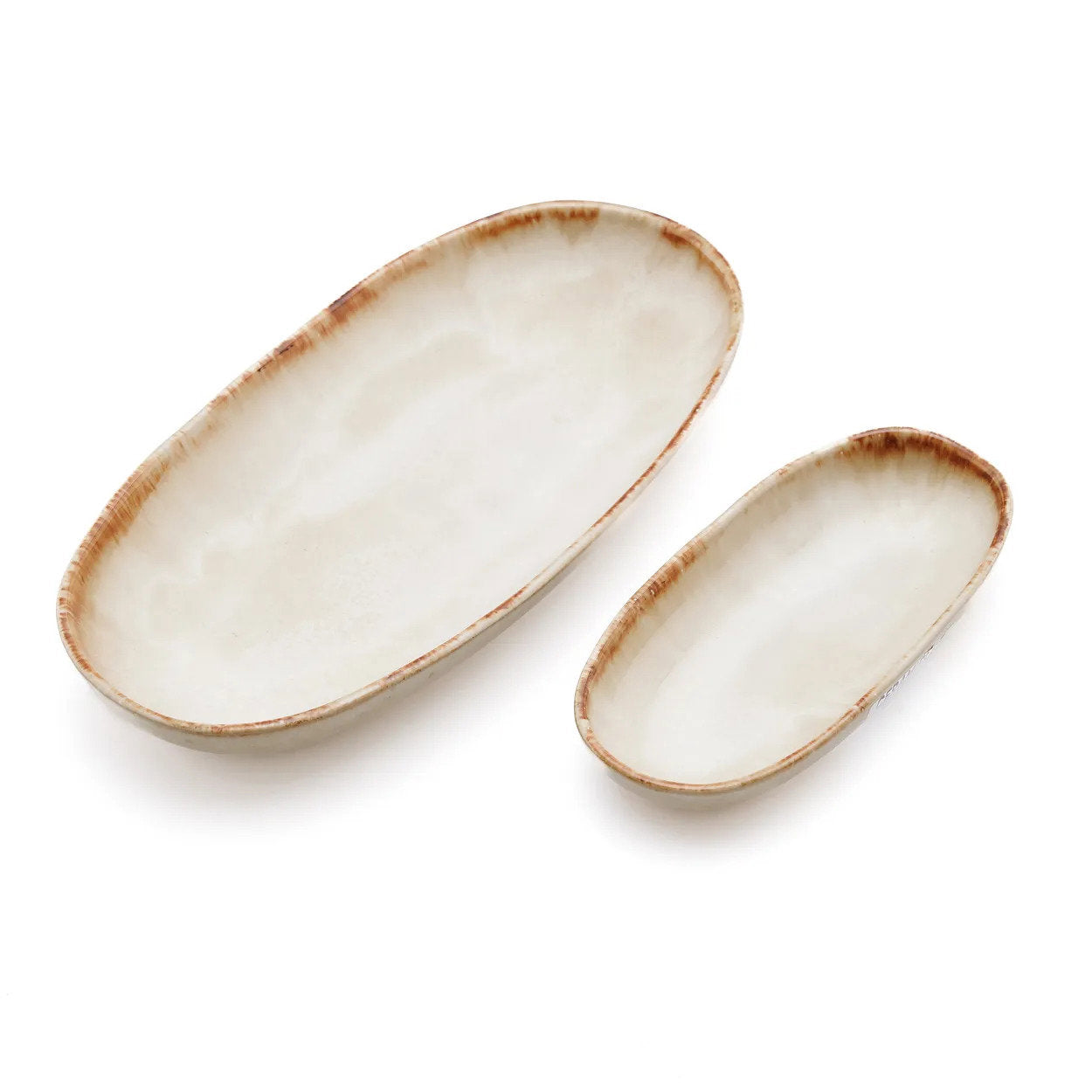 Cascais Oval Tallerken - M - Sæt af 6 - Nordic Unique