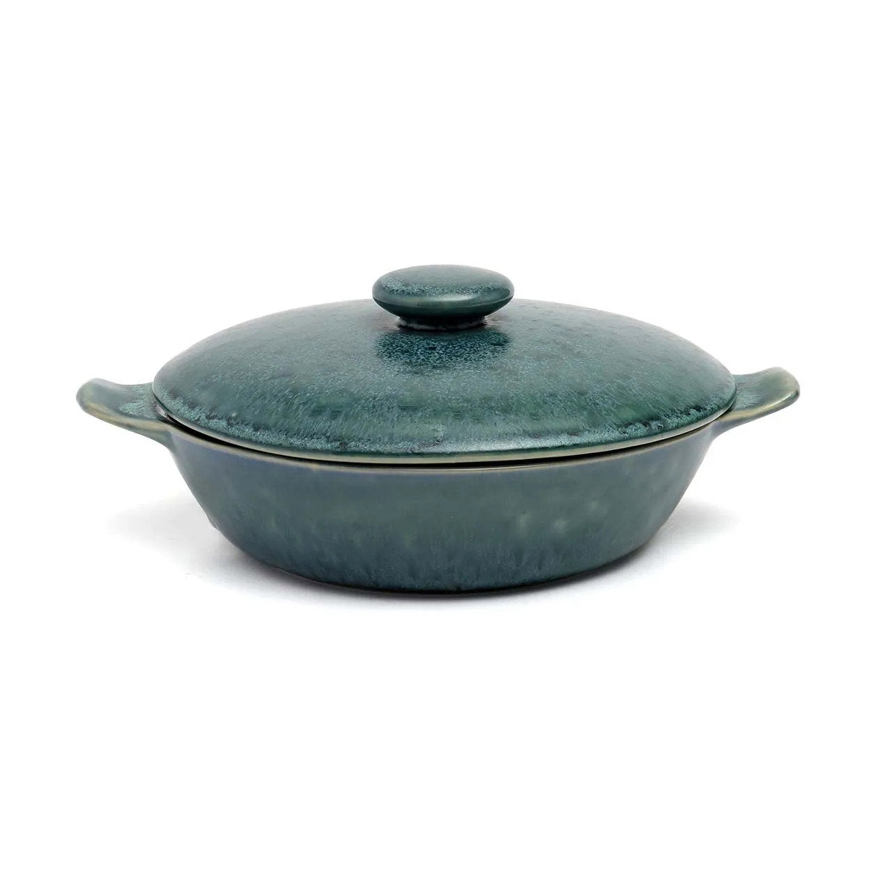 Aqua Ceramic Pot - Set of 4