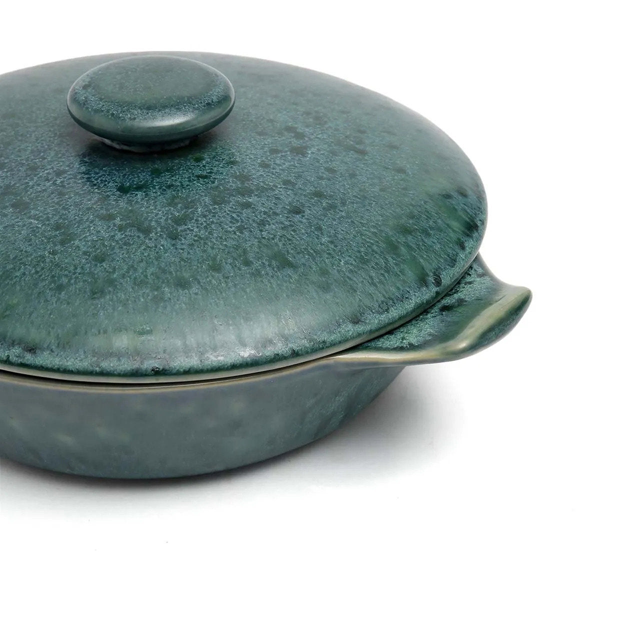 Aqua Ceramic Pot - Set of 4