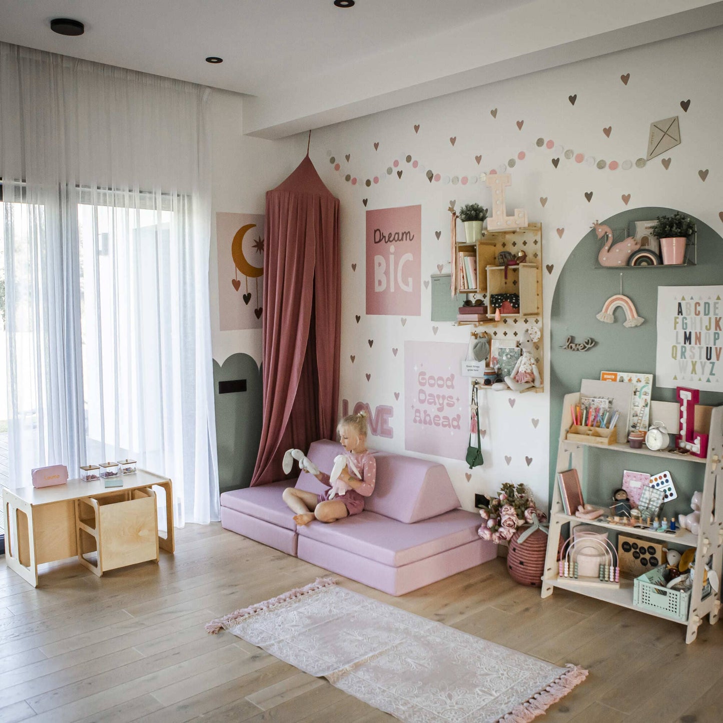Aktivitetslegesofa – Pink - Nordic Unique