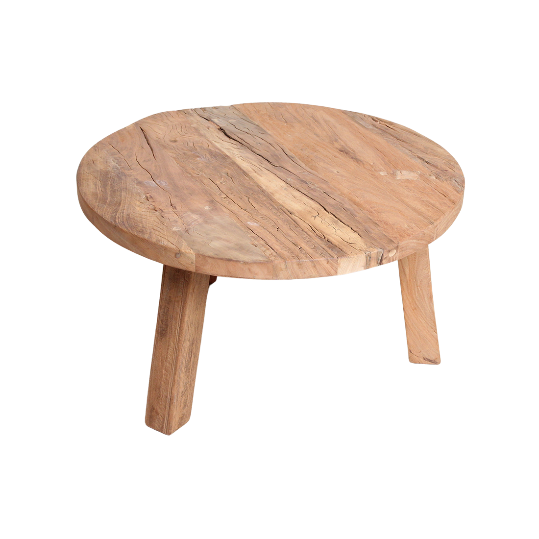 Farmwood rundt sofabord - FSC-genanvendt træ - Ø70x38 cm