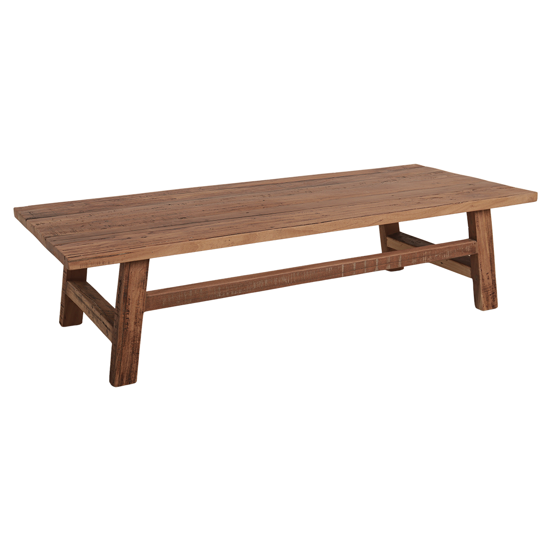 Farmwood træ sofabord, rektangulært - 140x60x35 cm