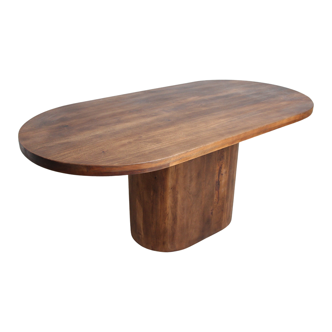 Bullnose oblong mangotræ spisebord oval - 180 cm