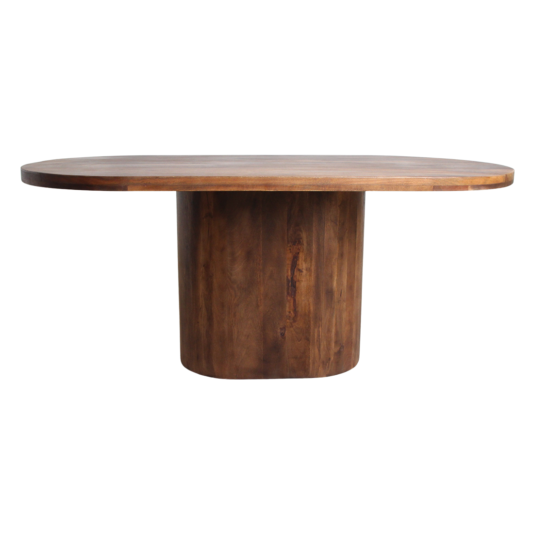 Bullnose oblong mangotræ spisebord oval - 180 cm