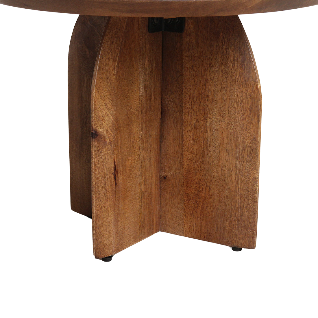 Bullnose sidebord i mangotræ, kryds Ø 55 cm