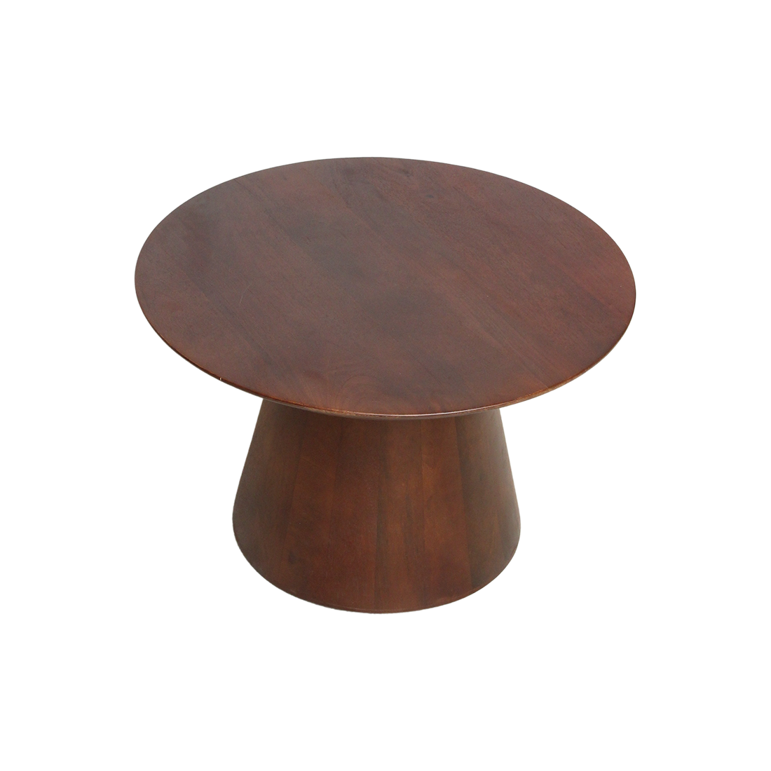 Bullnose sidebord i mangotræ, kegleformet Ø 55 cm