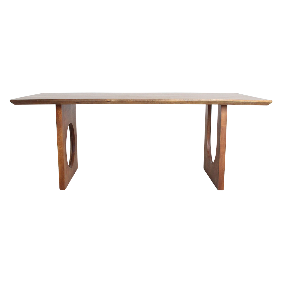 Bullnose Chamfered Mix mangotræs spisebord - 180 cm