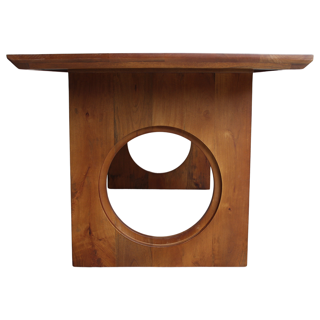 Bullnose-faset Loop mangotræ spisebord - 200 cm