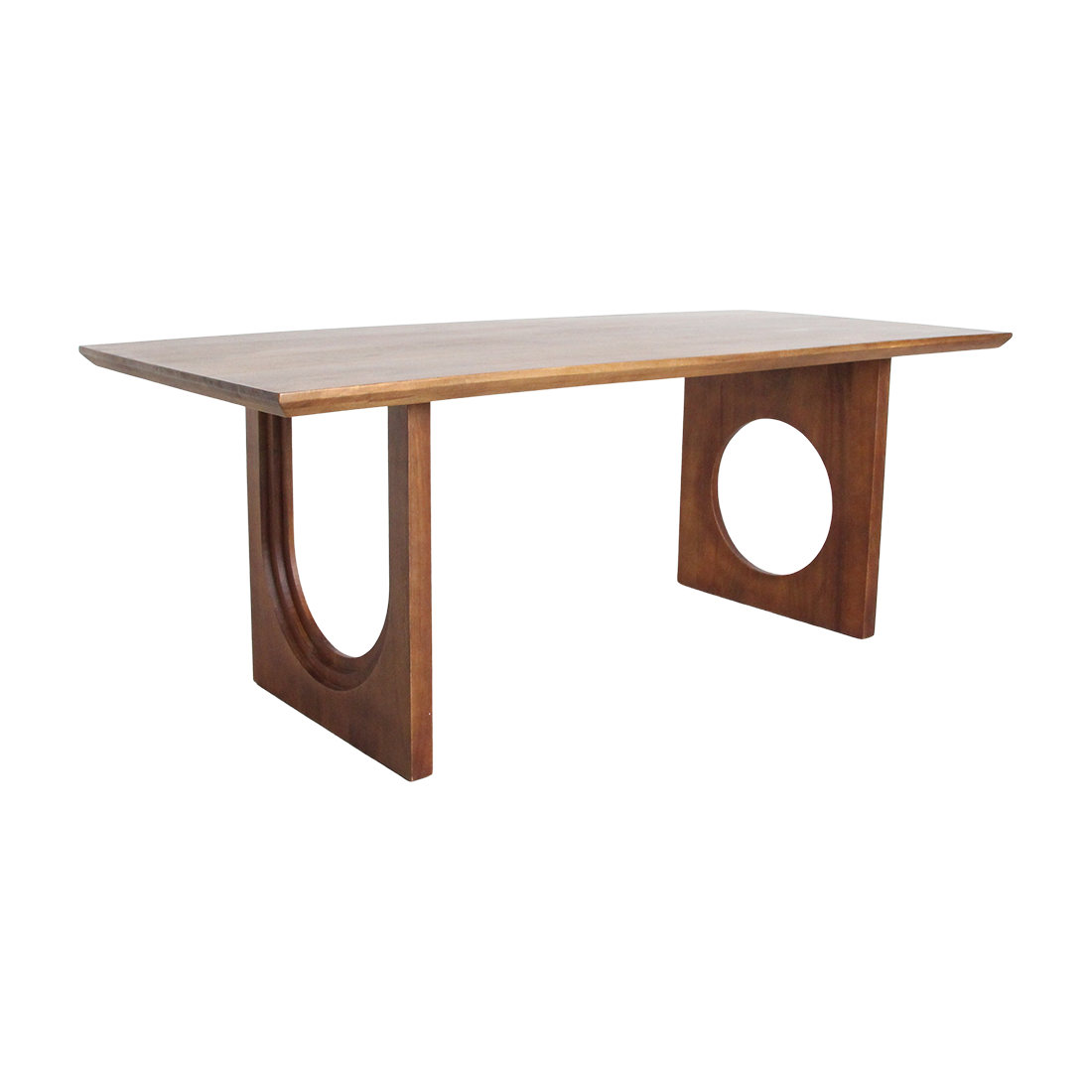 Bullnose Chamfered Mix mangotræs spisebord - 240 cm