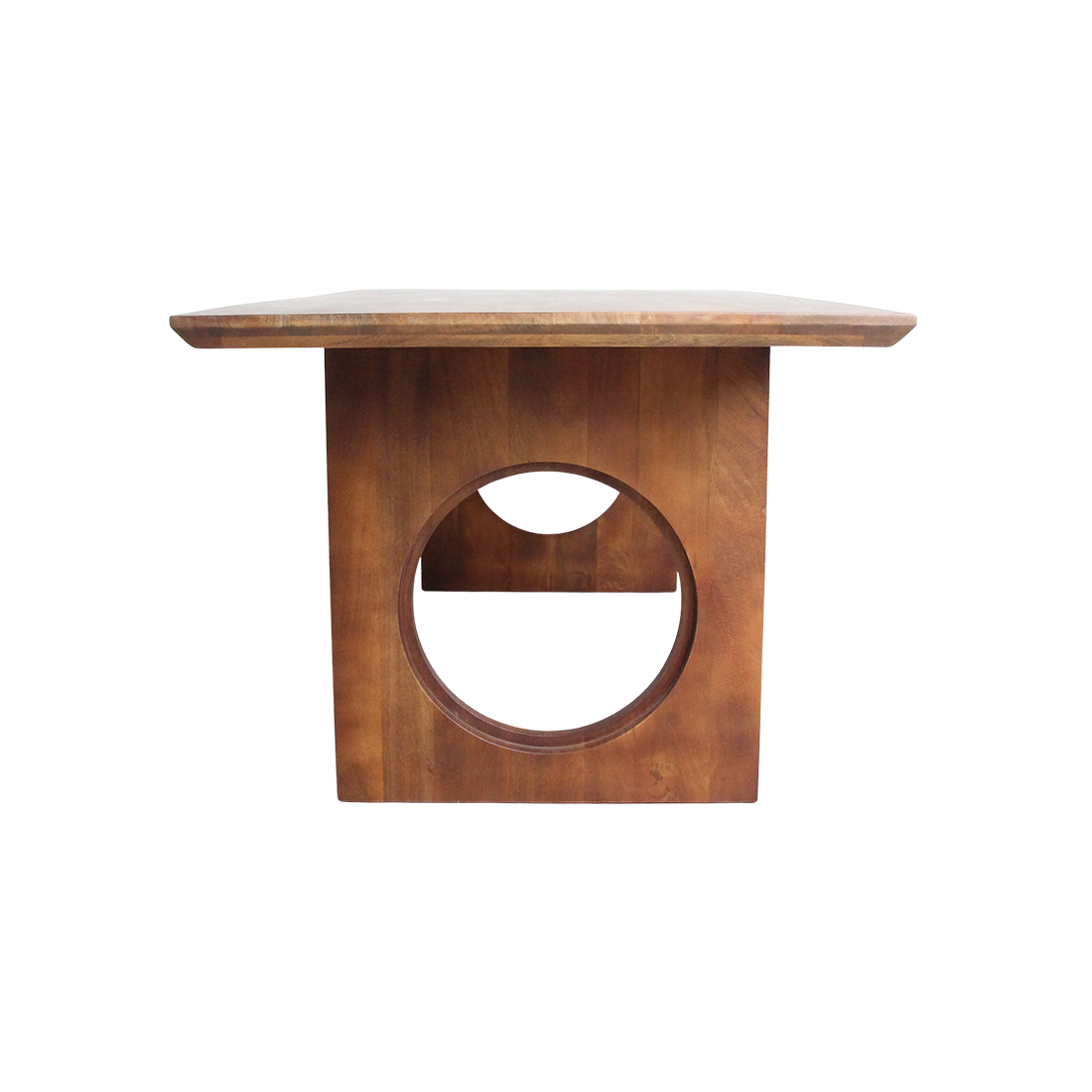 Bullnose Chamfered Mix mangotræs spisebord - 240 cm