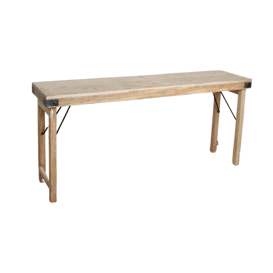 Limevasket klapbart væg- og konsolbord - 170x40x76 cm