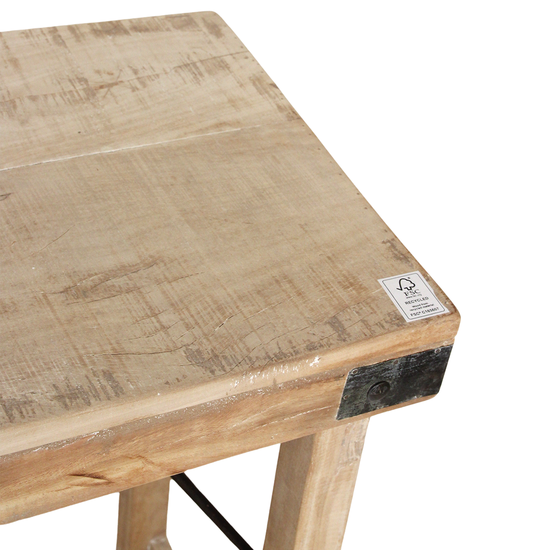Limevasket klapbart væg- og konsolbord - 170x40x76 cm