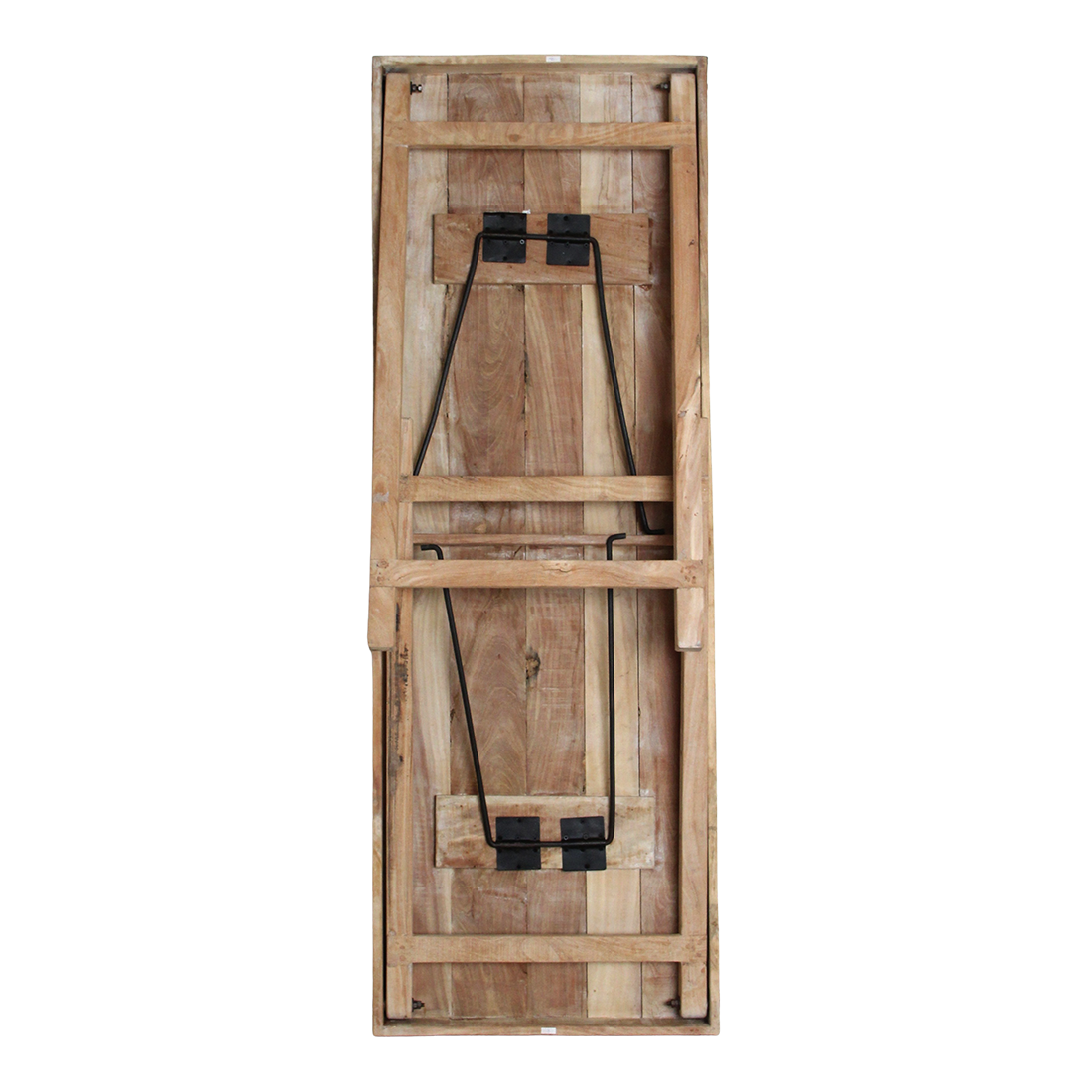 Kalkvasket foldbart barbord - 170x60x107 cm