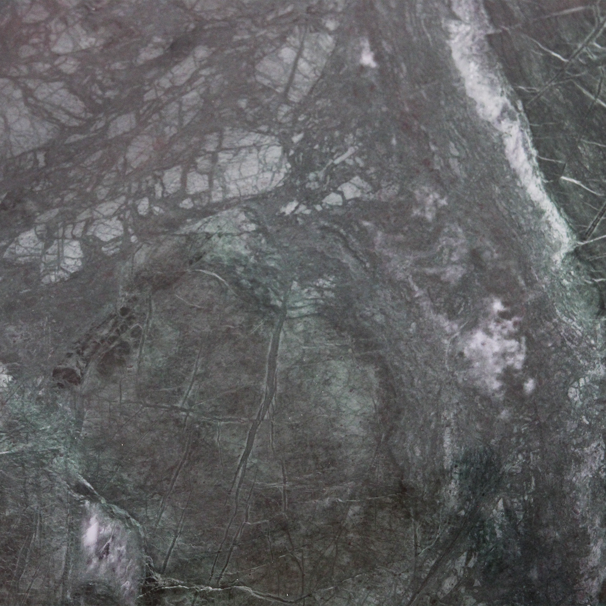 Ovalt sofabord i marmor - Grøn - 120x60x38 cm