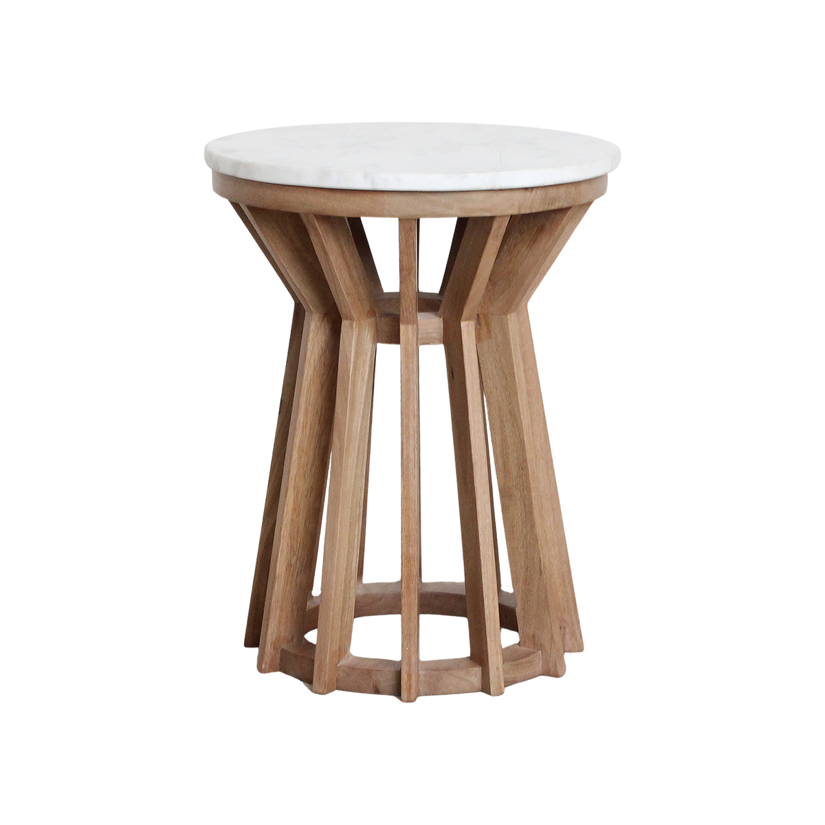 Sarawak marmor sidebord - hvid