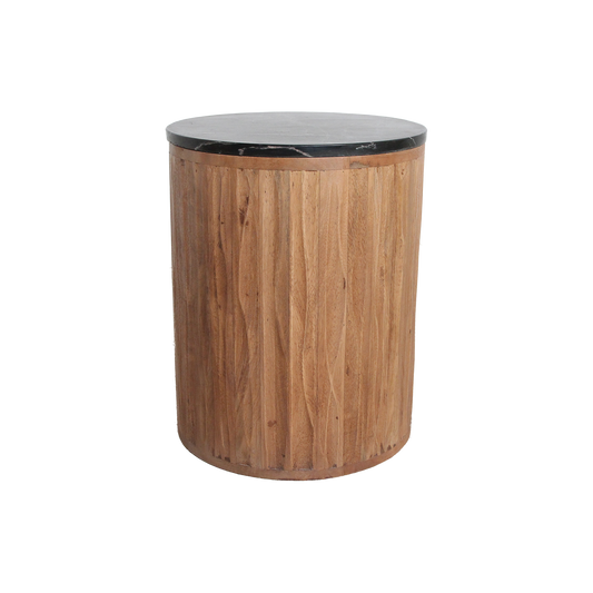 Langkawi marmor-sidebord - sort