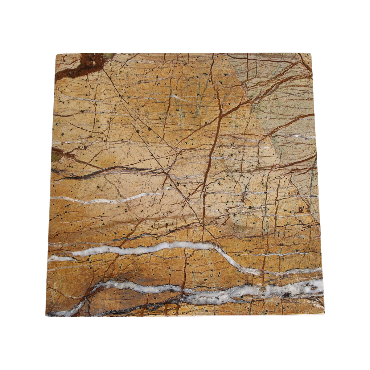 Seoel "Bizar" marmor sidebord - 35x35x50 cm