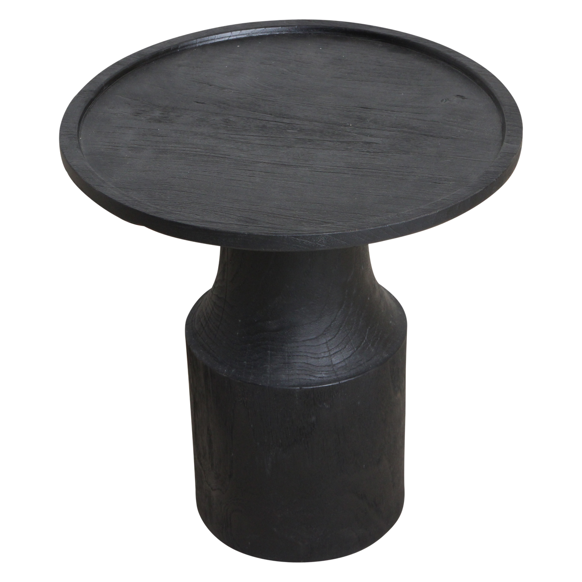 Nero teaktræs sidebord Midnight - sort