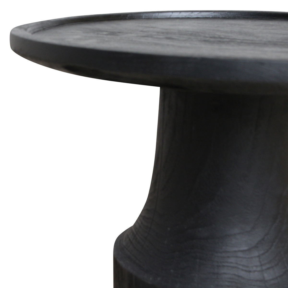 Nero teaktræs sidebord Midnight - sort