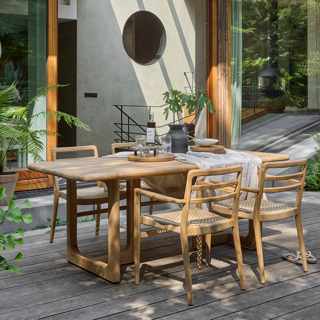 Primavera havebord i teak - 240 cm