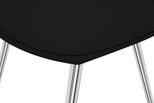 Stol Dakota 100 4 stk - Sort / Krom - Nordic Unique
