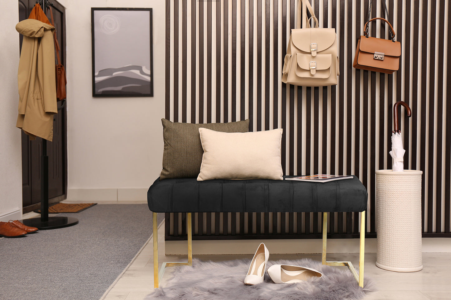 Bænk Rarity 200 – Sort - Nordic Unique