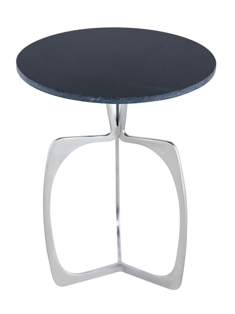 Sidebord i metal, rundt ø 45 x 56 cm
