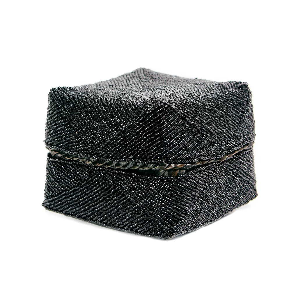 Den Perlede Kurv - Sort - L