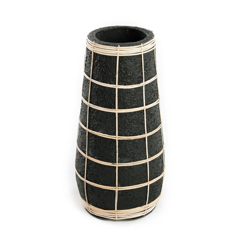 Barcelona Vase - Sort Natur - L