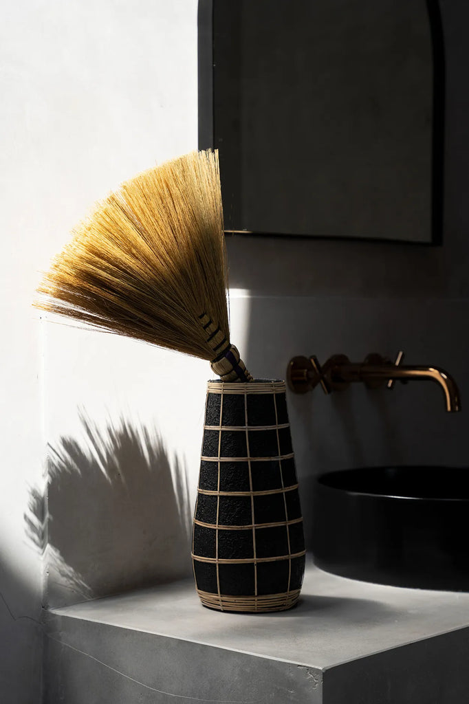 Barcelona Vase - Sort Natur - L