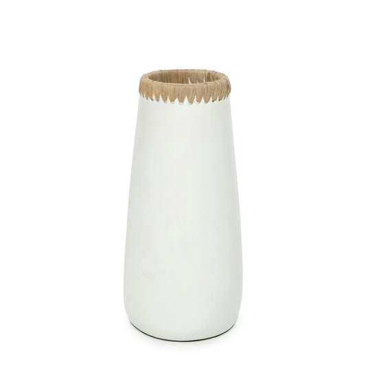 Paris Vase - Hvid Naturlig - L