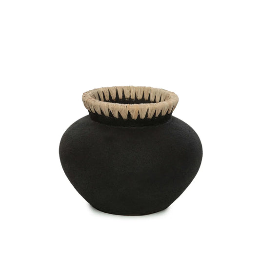 Berlin Vase - Sort Naturlig - S