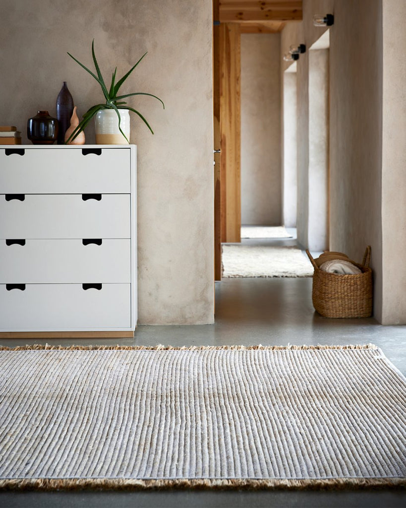 Goa 250x350 Hvid/Jute - Nordic Unique