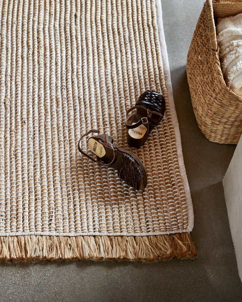 Goa 250x350 Hvid/Jute - Nordic Unique