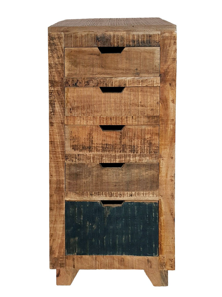 Skuffekommode B40xH92 cm i mangotræ